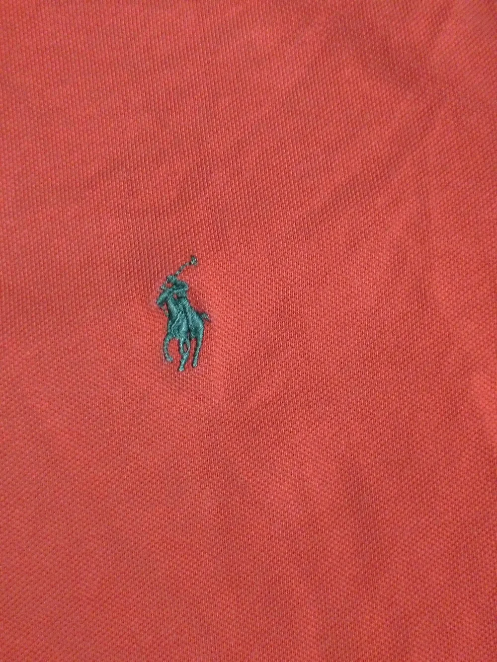 Ralph Lauren Men’s Bright Orange Polo Shirt with Signature Pony
